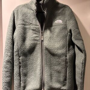 The North Face Olive Fleece Jacket